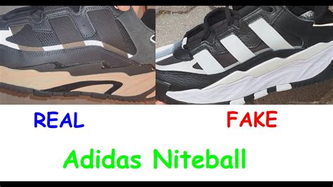 adidas niteball original vs fake|Adidas shoes real or fake.